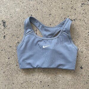 Nike Dri-Fit Light Blue Racerback Sports Bra – Size S – Medium Support